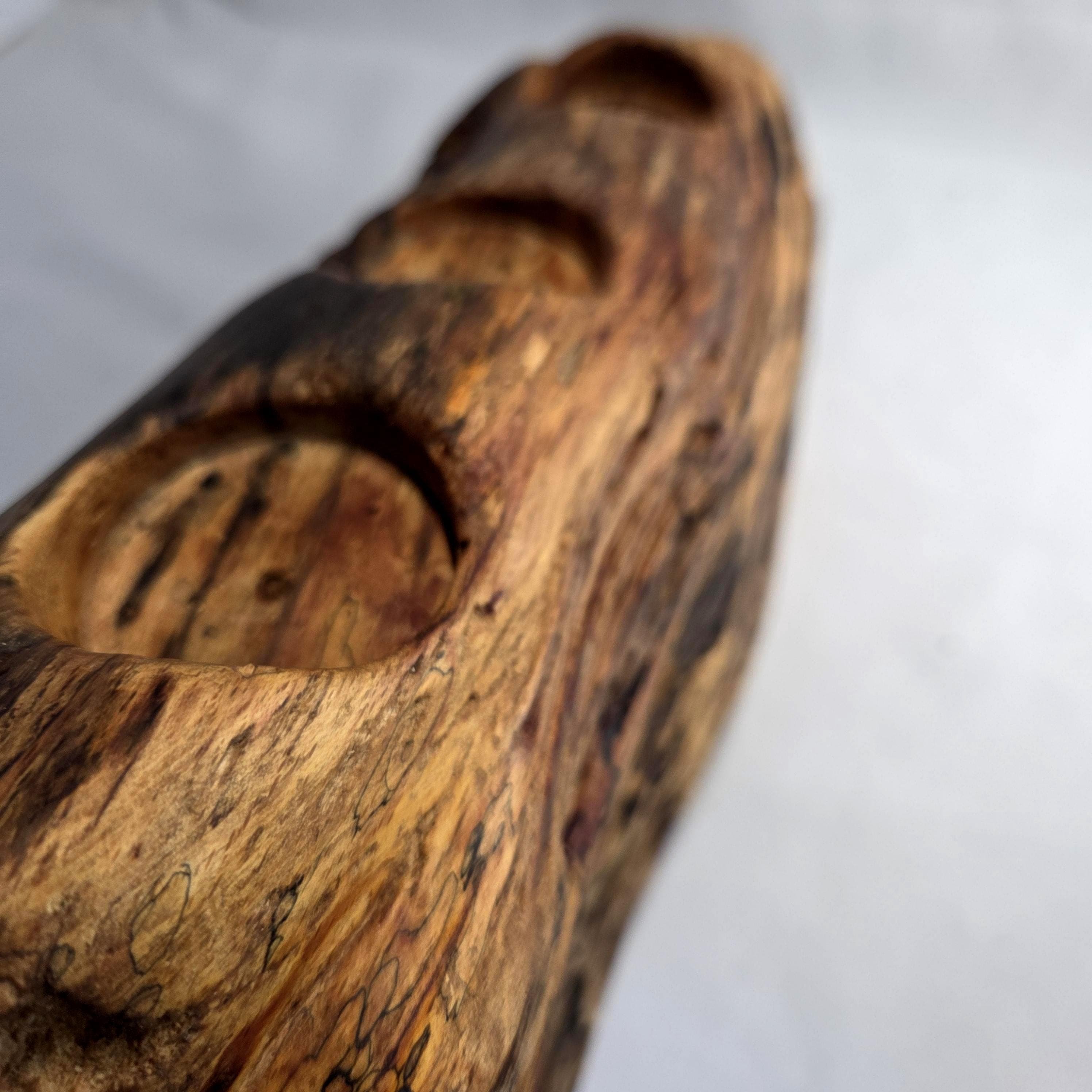 Rustic Wooden Centrepiece |  Rustic Earthy Decor by Bough & Burrow