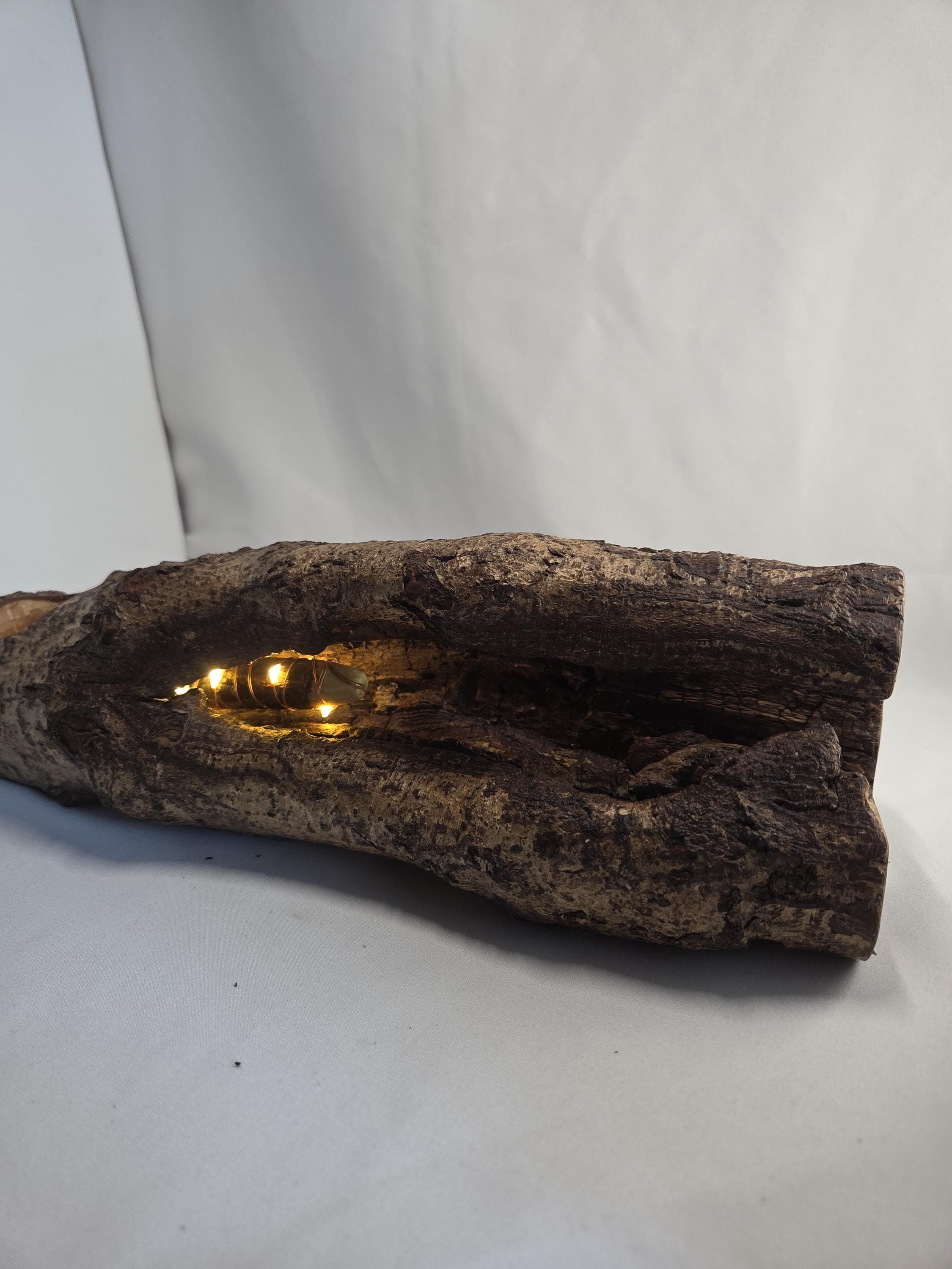 Natural Forked Wood Candle Centrepiece |  Rustic Earthy Decor by Bough & Burrow