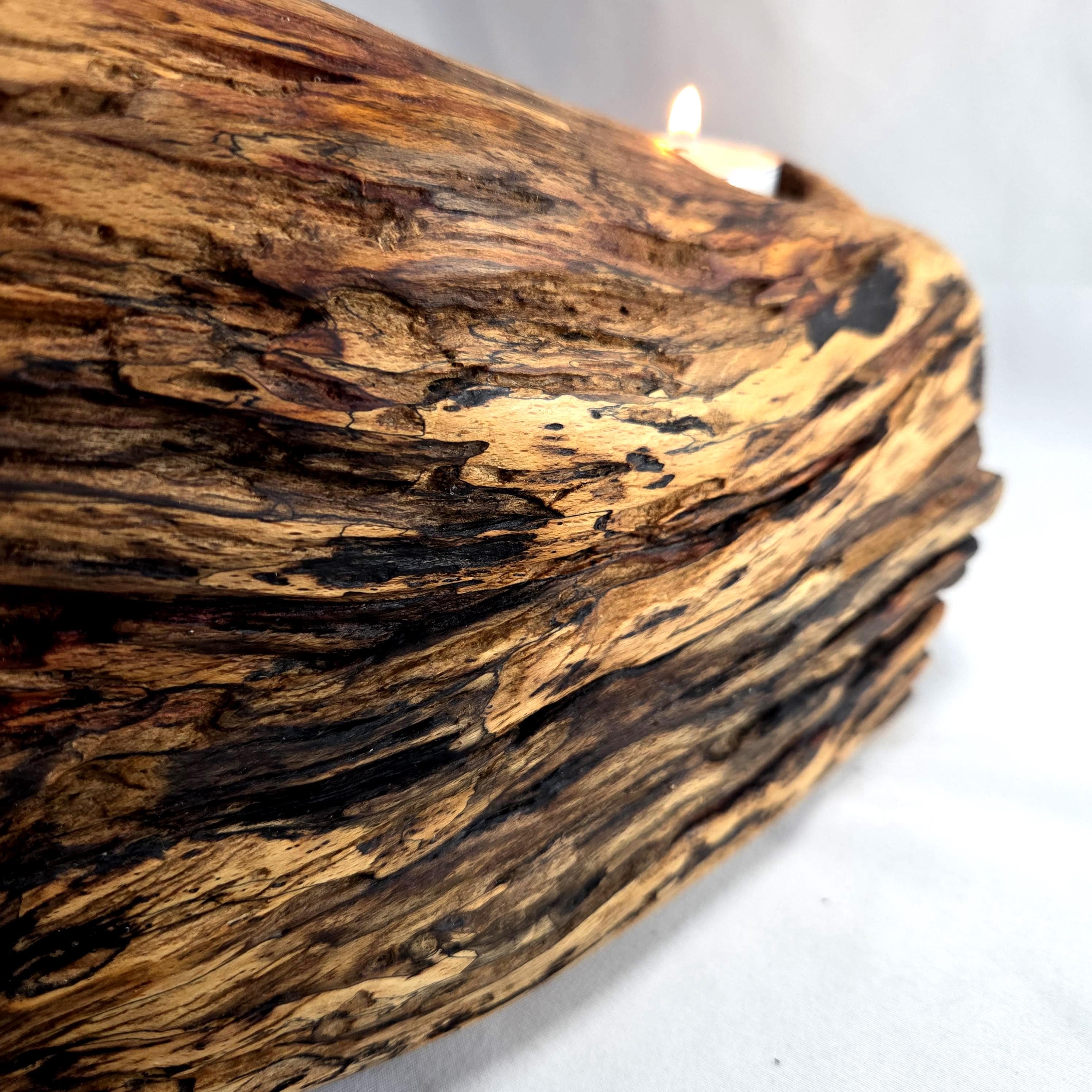 Rustic Wooden Centrepiece |  Rustic Earthy Decor by Bough & Burrow
