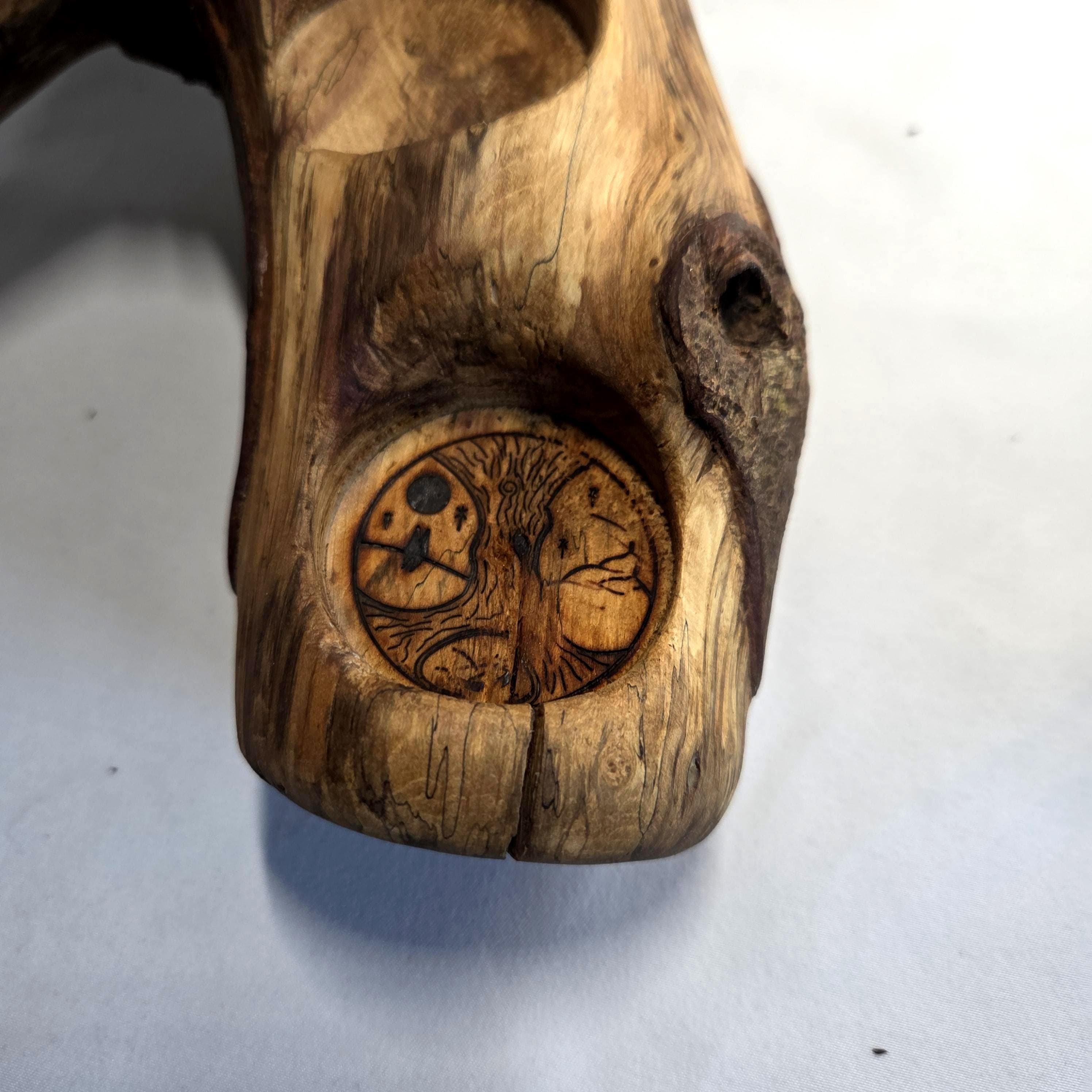 Wooden Centrepiece |  Rustic Earthy Decor by Bough & Burrow