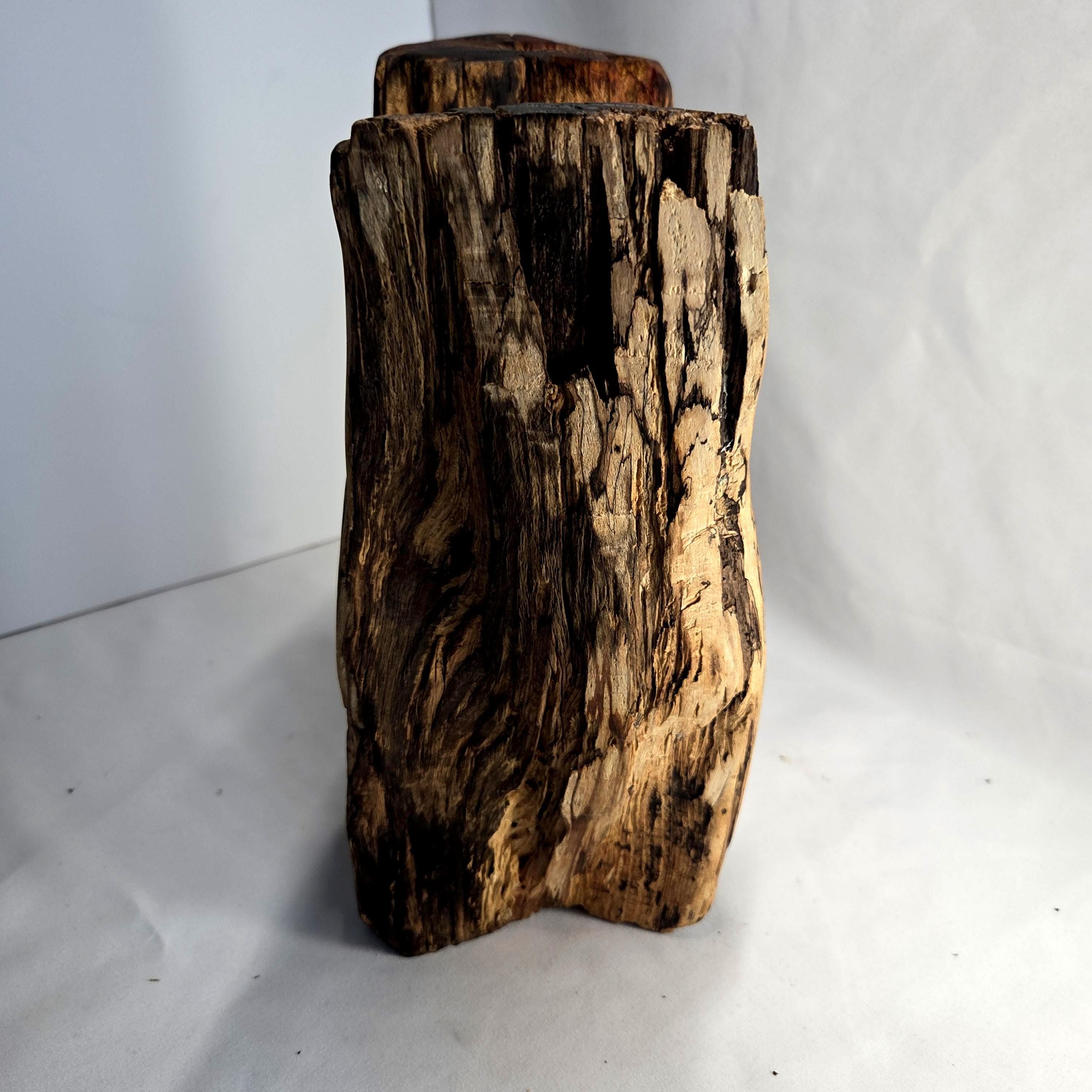 Rustic Wooden Centrepiece |  Rustic Earthy Decor by Bough & Burrow