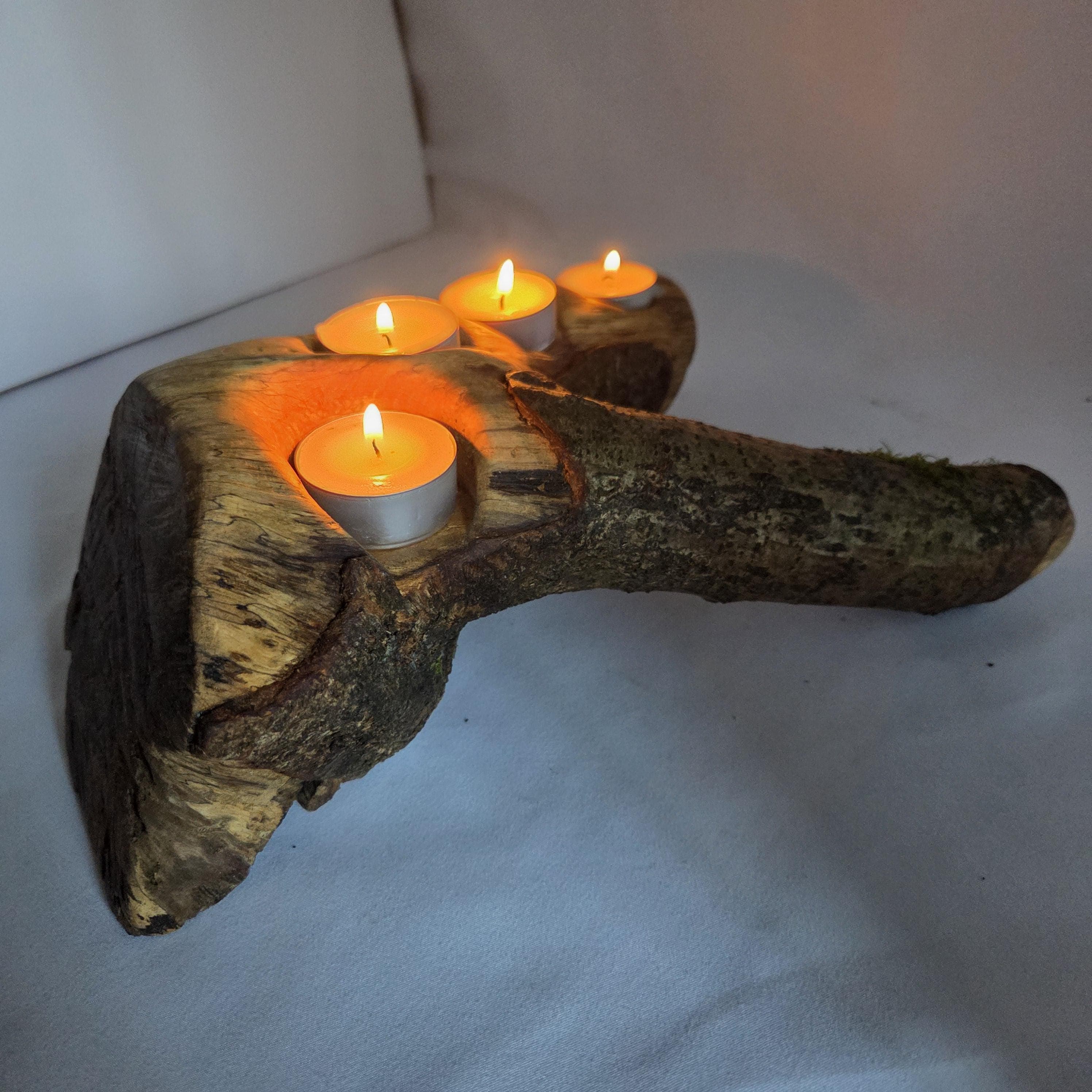 Wooden Centrepiece |  Rustic Earthy Decor by Bough & Burrow