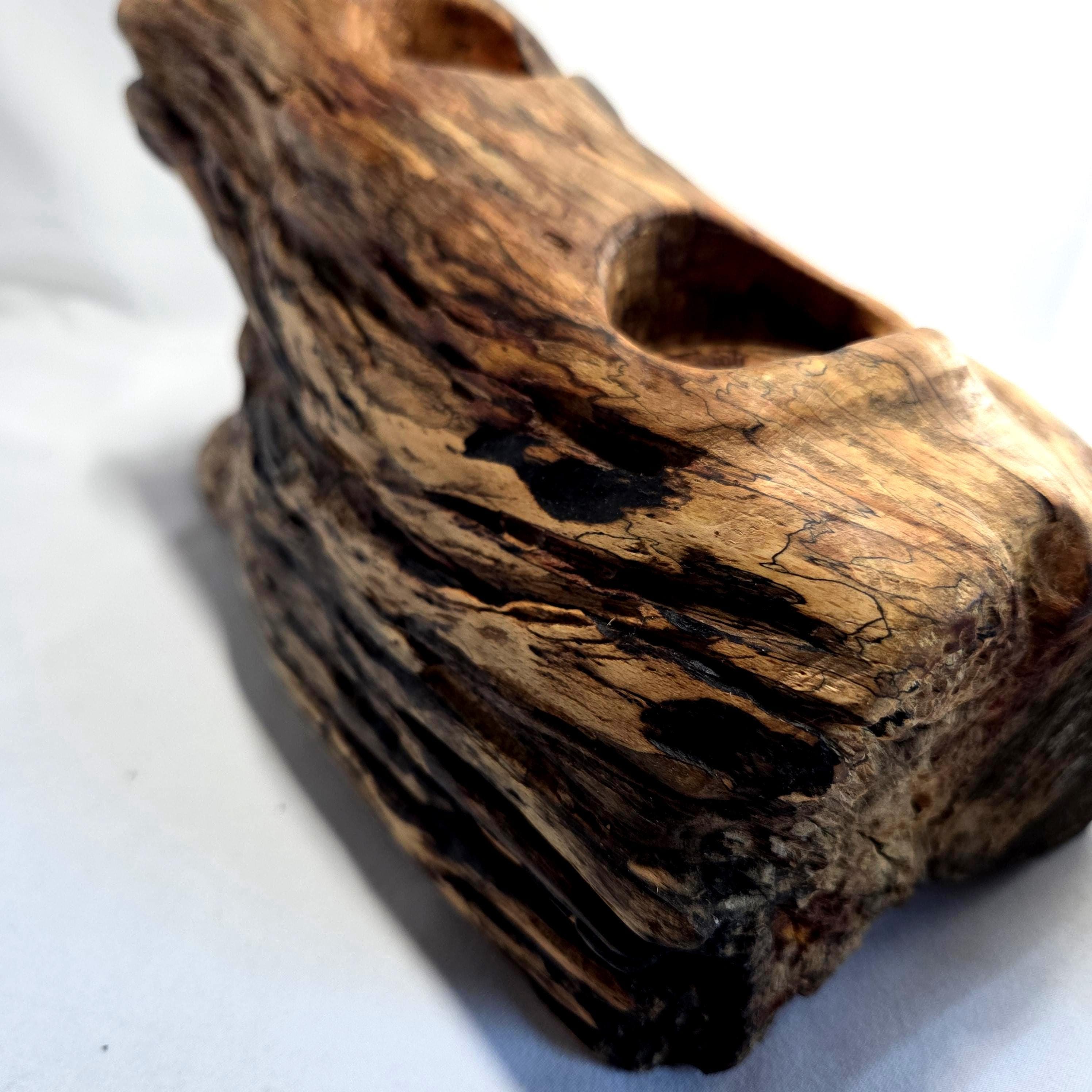 Rustic Wooden Centrepiece |  Rustic Earthy Decor by Bough & Burrow