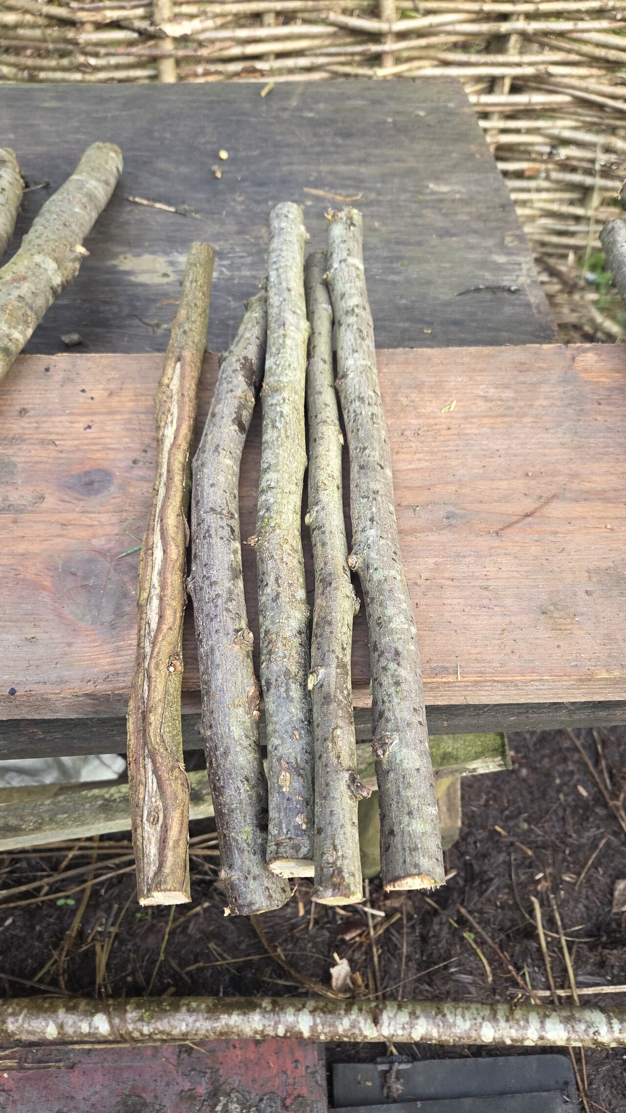 Stick Bundle, Willow, Hazel, made in Wotton-under-Edge, Gloucestershire, by Bough & Burrow - View 5