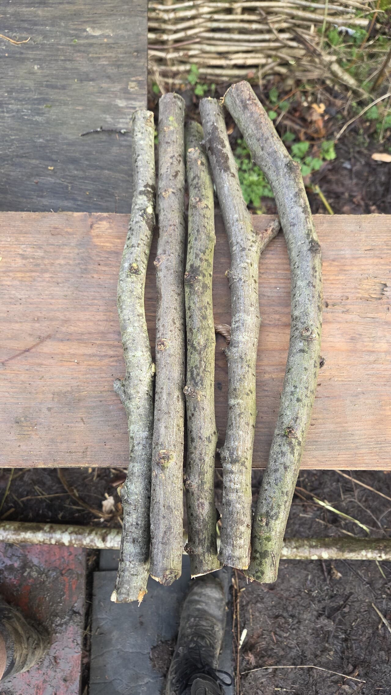 Stick Bundle, Willow, Hazel, made in Wotton-under-Edge, Gloucestershire, by Bough & Burrow - View 6
