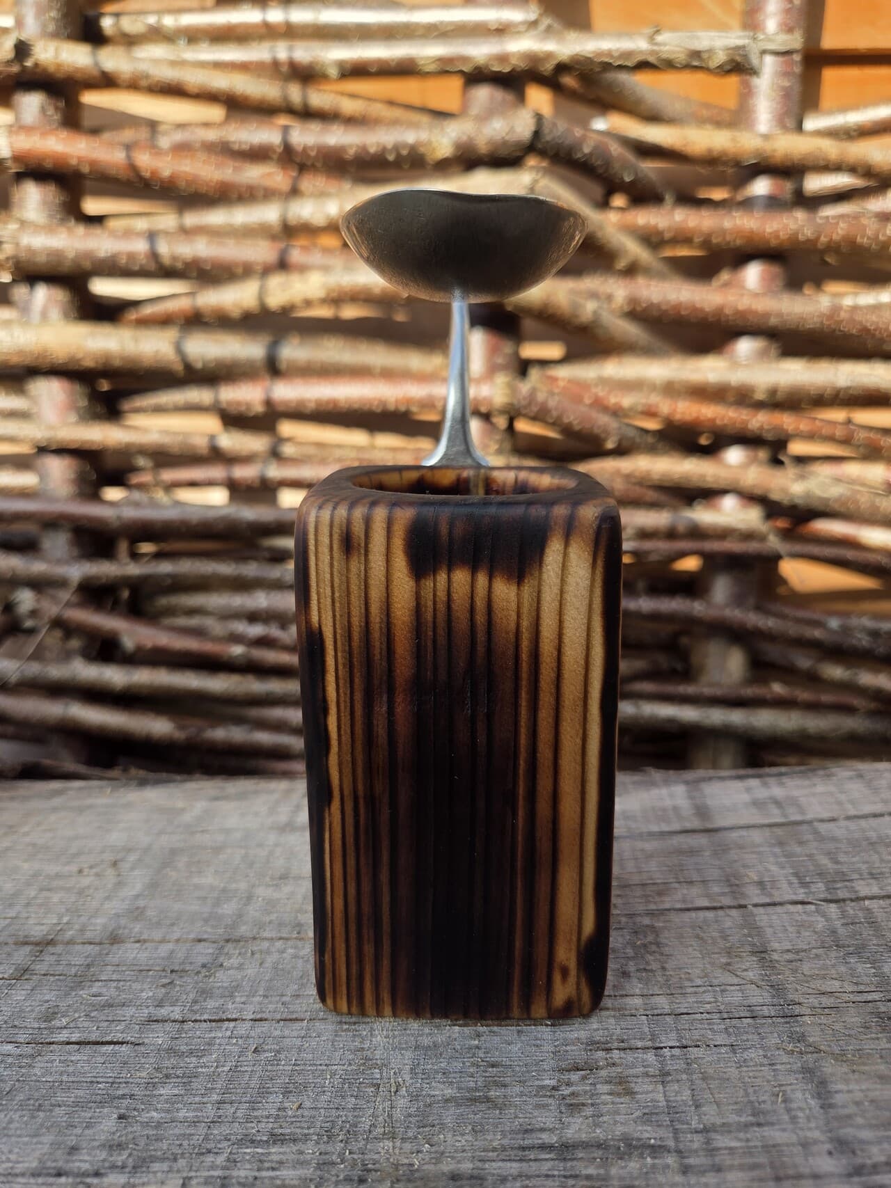 Vintage Spoon Oil & Wax Melt Burner | OWB-002, Copper Wire, made in Wotton-under-Edge, Gloucestershire, by Bough & Burrow