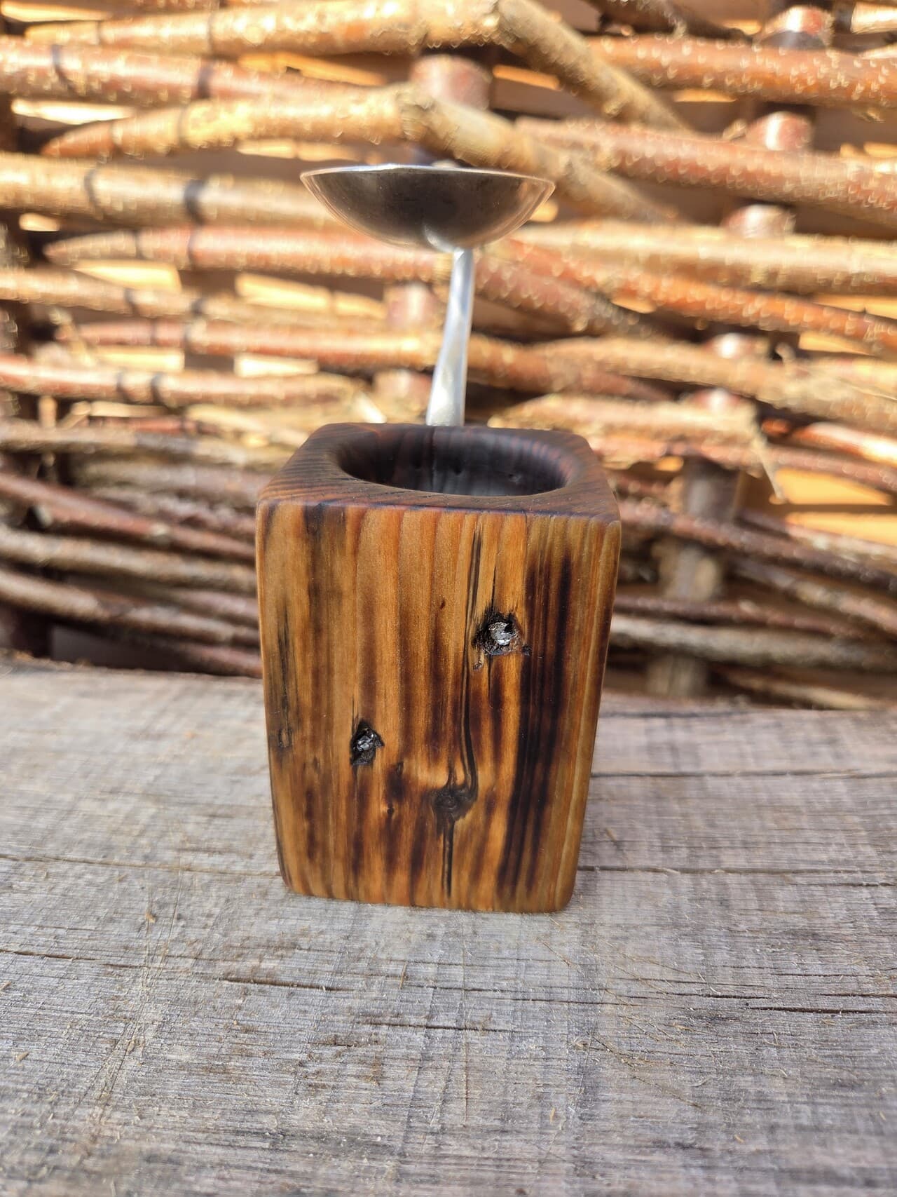 Vintage Spoon Oil & Wax Melt Burner | OWB-003, made in Wotton-under-Edge, Gloucestershire, by Bough & Burrow