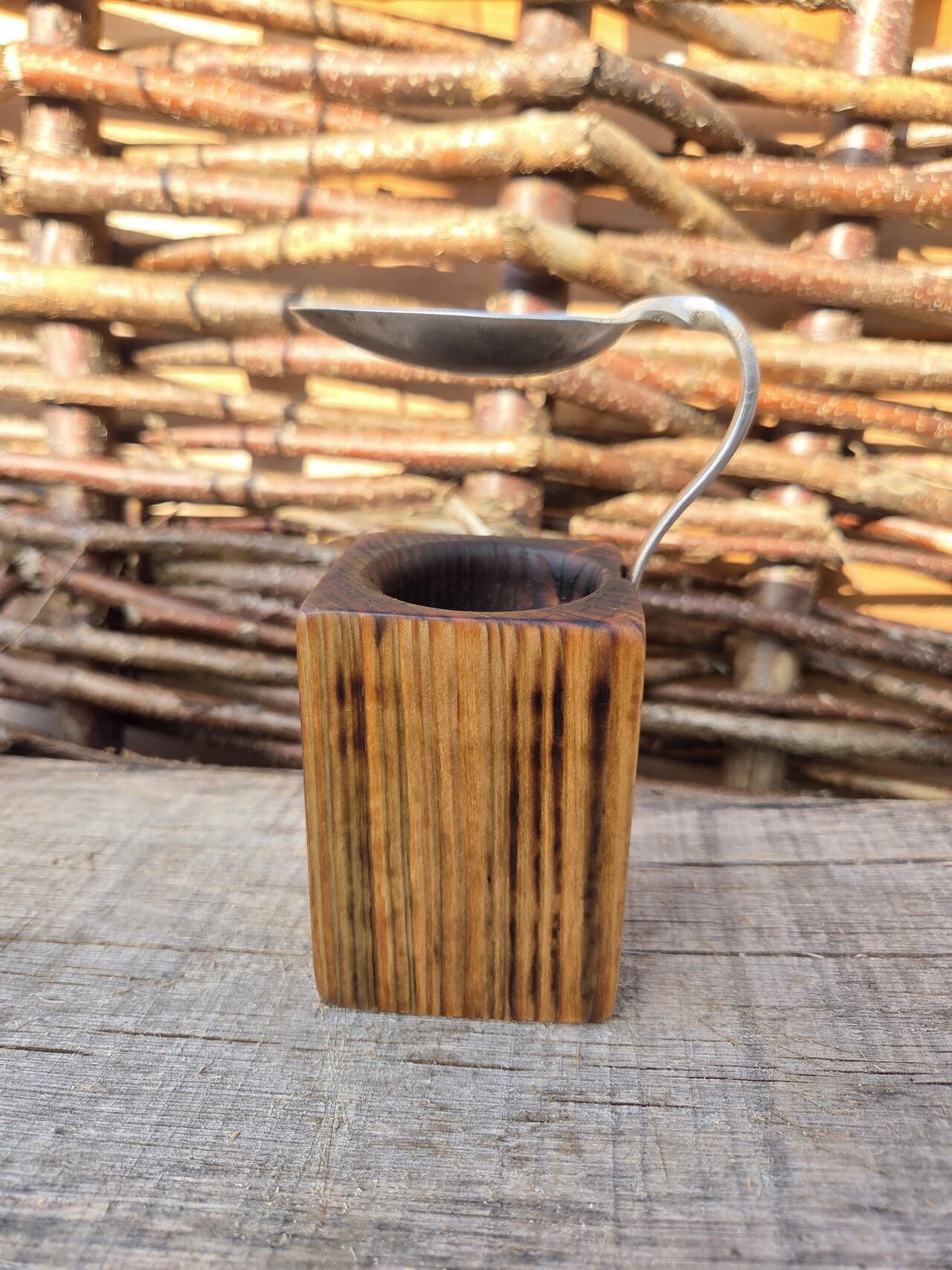 Vintage Spoon Oil & Wax Melt Burner | OWB-003, Copper Wire, made in Wotton-under-Edge, Gloucestershire, by Bough & Burrow - View 7