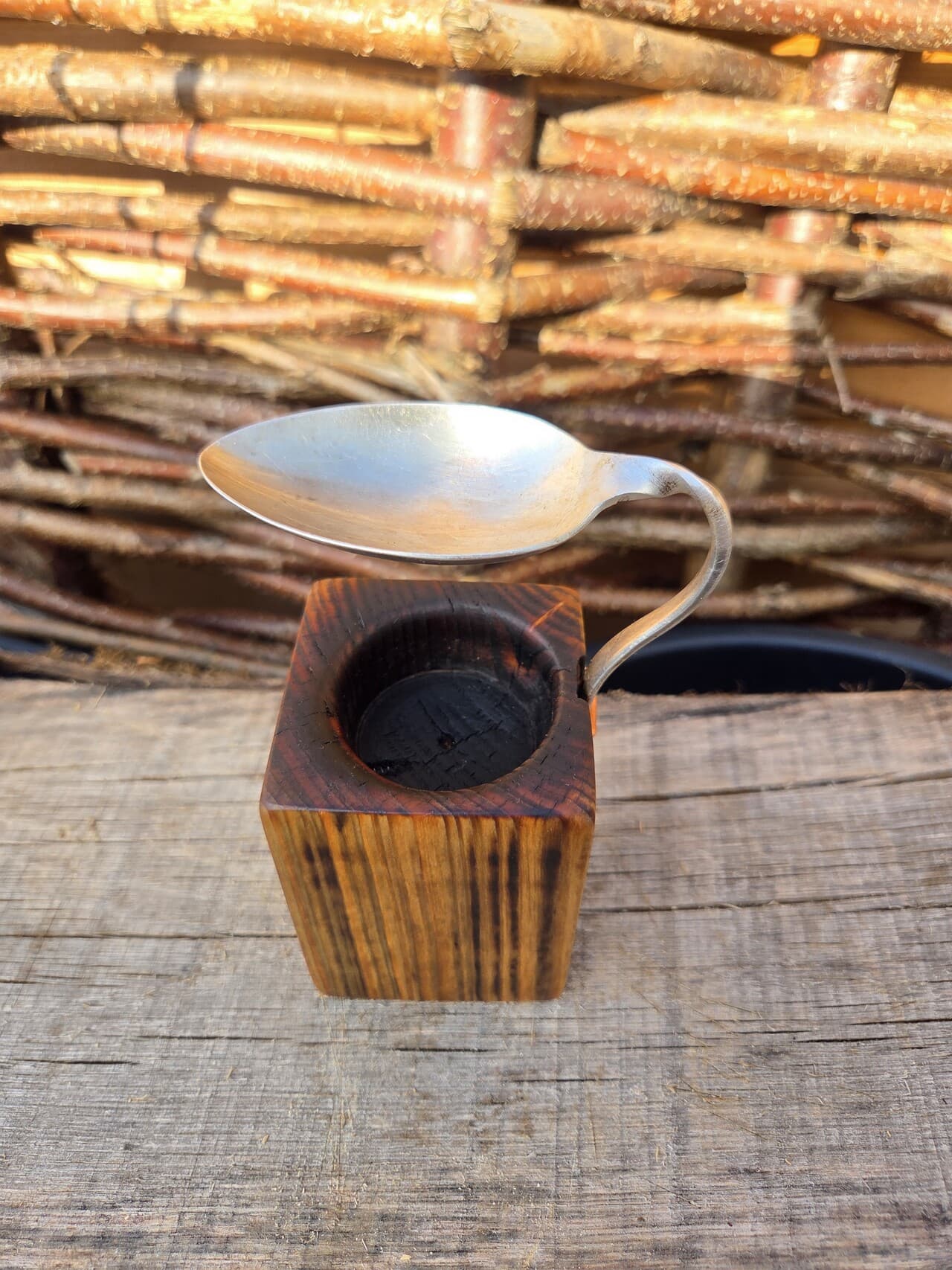 Vintage Spoon Oil & Wax Melt Burner | OWB-003, Copper Wire, made in Wotton-under-Edge, Gloucestershire, by Bough & Burrow - View 8
