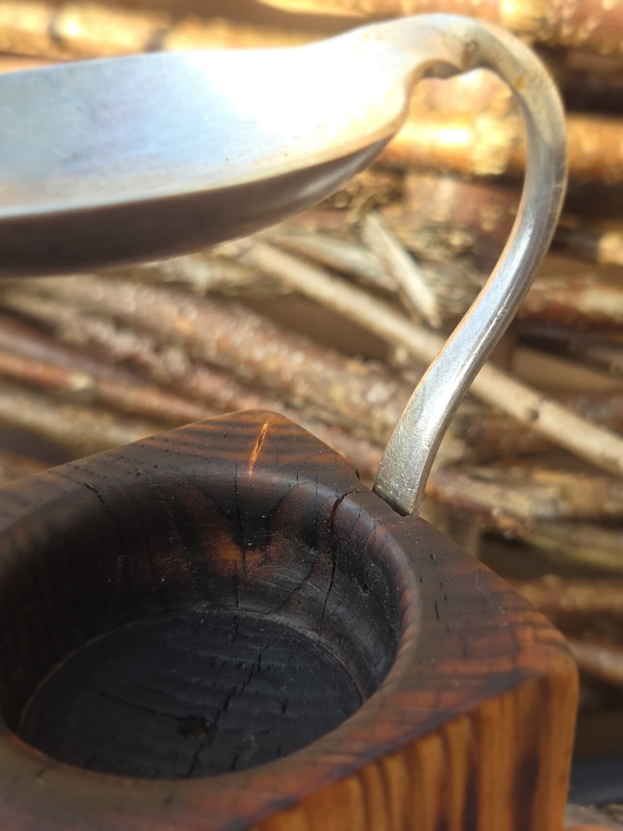 Vintage Spoon Oil & Wax Melt Burner | OWB-003, Copper Wire, made in Wotton-under-Edge, Gloucestershire, by Bough & Burrow - View 12