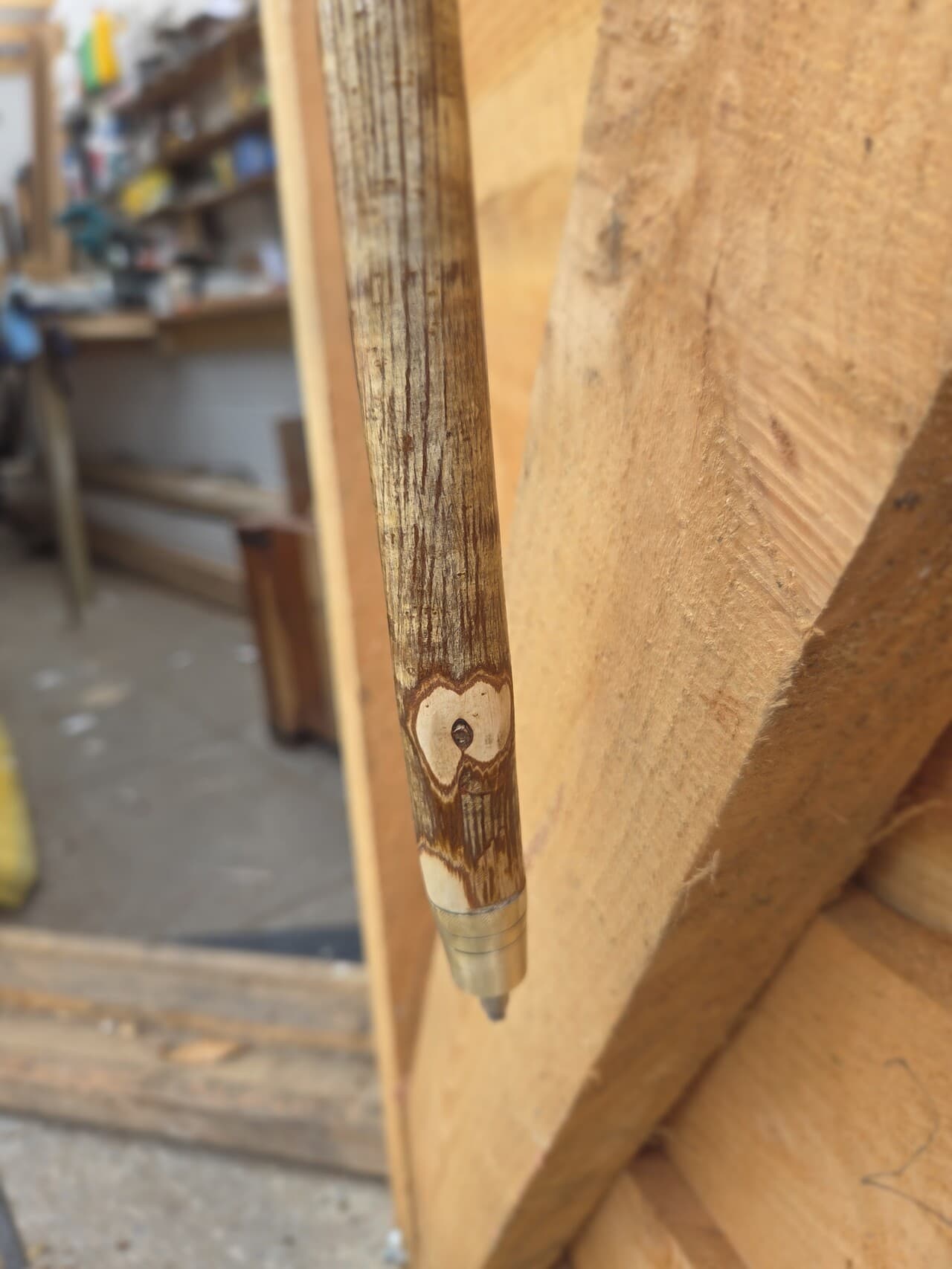 Slender Hazel Hiking Stick | HS-004, Hazel, made in Wotton-under-Edge, Gloucestershire, by Bough & Burrow - View 7